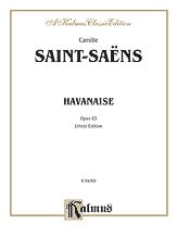 HAVANAISE OP 83 VIOLIN/PIANO cover